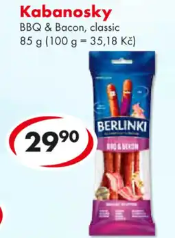 CBA Kabanosky nabídka