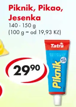 CBA Tatra Piknik, Pikao, Jesenka nabídka