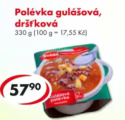 CBA Polévka gulášová, dršťková nabídka