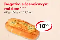 CBA Bagetka s česnekovým máslem nabídka