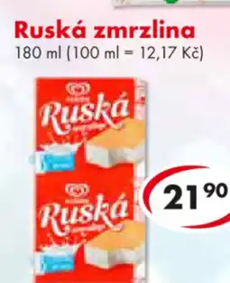CBA Ruská zmrzlina nabídka