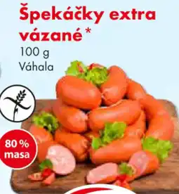 CBA Špekáčky extra vázané nabídka