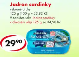 CBA Jadran sardinky nabídka