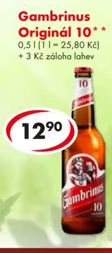 CBA Gambrinus Originál 10 nabídka