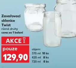 Kaufland Zavařovací sklenice Twist nabídka