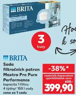 Kaufland Sada filtračních patron Maxtra Pro Pure Performance nabídka
