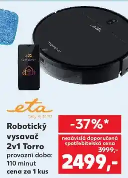 Kaufland Robotický vysavač 2v1 Torro nabídka