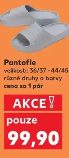 Kaufland Pantofle nabídka