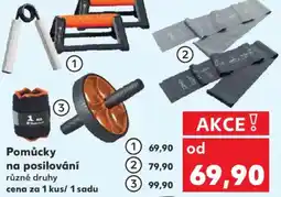 Kaufland Pomůcky na posilování nabídka