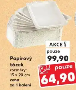 Kaufland Papírový tácek nabídka