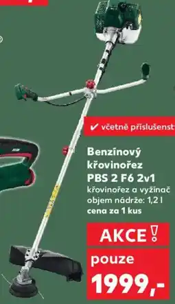 Kaufland Benzínový křovinořez PBS 2 F6 2v1 nabídka