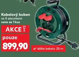Kaufland Kabelový buben se 4 zásuvkami nabídka