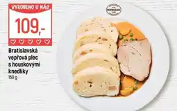 Globus Bratislavská vepřová plec s houskovými knedlíky nabídka