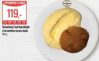 Globus Smažený karbanátek s bramborovou kaší nabídka
