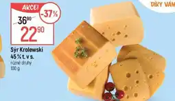 Globus Sýr Krolewski 45% t. vs. nabídka