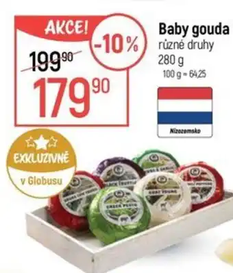 Globus Baby gouda nabídka