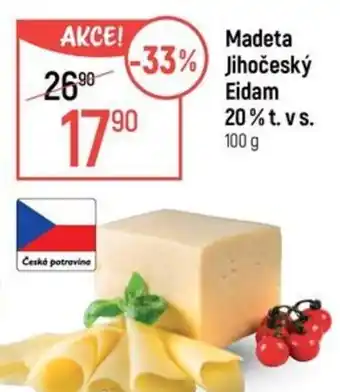 Globus Madeta Jihočeský Eidam 20% t.v s. nabídka