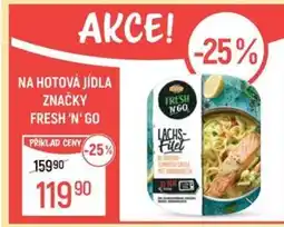 Globus Na hotová jídla značky fresh 'n' go nabídka