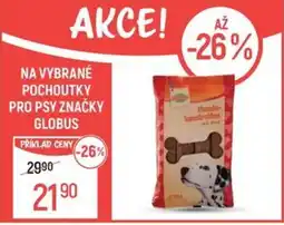 Globus Na vybrané pochoutky pro psy značky Globus nabídka