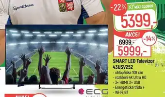 Globus SMART LED Televizor 43USV252 nabídka