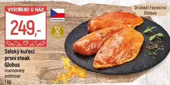 Globus Selský kuřecí prsní steak Globus nabídka