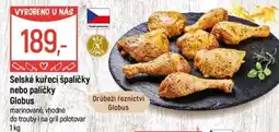 Globus Selské kuřecí špalíčky nebo paličky Globus nabídka
