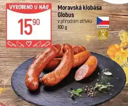 Globus Moravská klobása Globus nabídka
