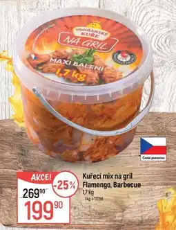 Globus Kuřecí mix na gril Flamengo, Barbecue nabídka