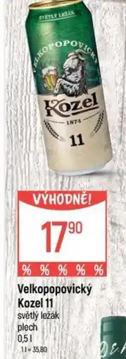 Globus Velkopopovický Kozel 11 nabídka