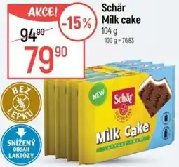 Globus Schär Milk cake nabídka