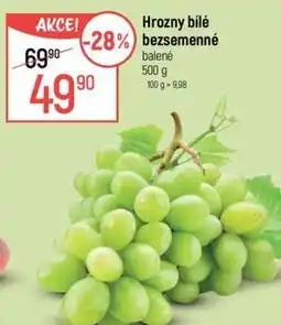 Globus Hrozny bílé bezsemenné nabídka