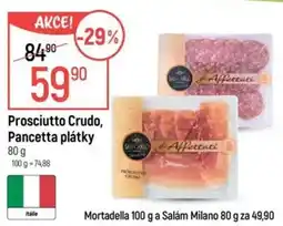 Globus Prosciutto Crudo, Pancetta plátky nabídka