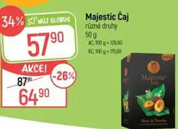 Globus Majestic Čaj nabídka