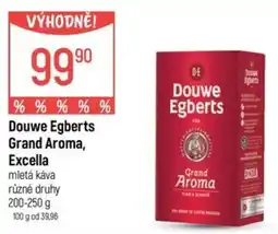 Globus Douwe Egberts Grand Aroma, Excella mletá káva nabídka