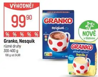 Globus Granko, Nesquik nabídka