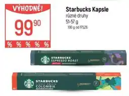 Globus Starbucks Kapsle nabídka