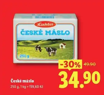České máslo