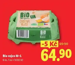 Lidl Bio vejce M-L nabídka