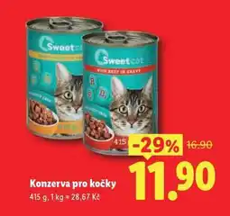 Lidl Konzerva pro kočky nabídka