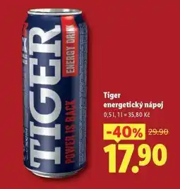 Lidl TIGER Energetický nápoj nabídka