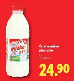 Lidl Pilos ČERSTVÉ MLÉKO PLNOTUČNÉ nabídka