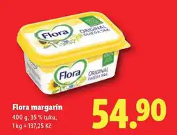 Lidl FLORA Margarín nabídka