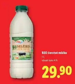 Lidl BIO ČERSTVÉ MLÉKO nabídka