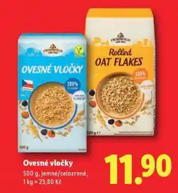 Lidl Ovesné vločky nabídka