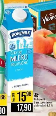 Jip BOHEMILK ČERSTVÉ MLÉKO POLOTUČNÉ nabídka