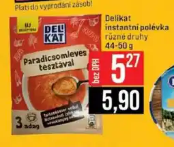 Jip Delikát instantní polévka nabídka