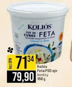 Jip Koliós Feta PDO sýr kostky nabídka