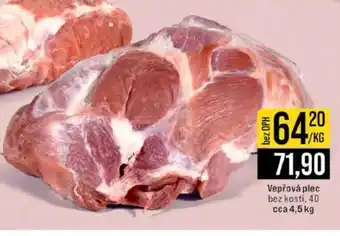 Jip Vepřová plec bez kosti 4D cca 4,5 kg nabídka