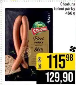 Jip Chodura telecí párky nabídka