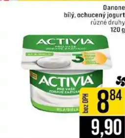 Jip Danone bílý, ochucený jogurt nabídka